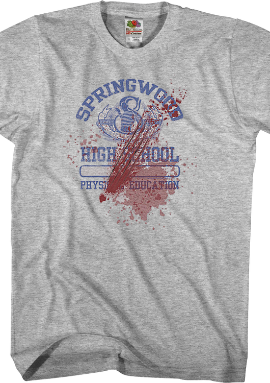 Bloody Springwood High Nightmare On Elm Street T-Shirt - main product image