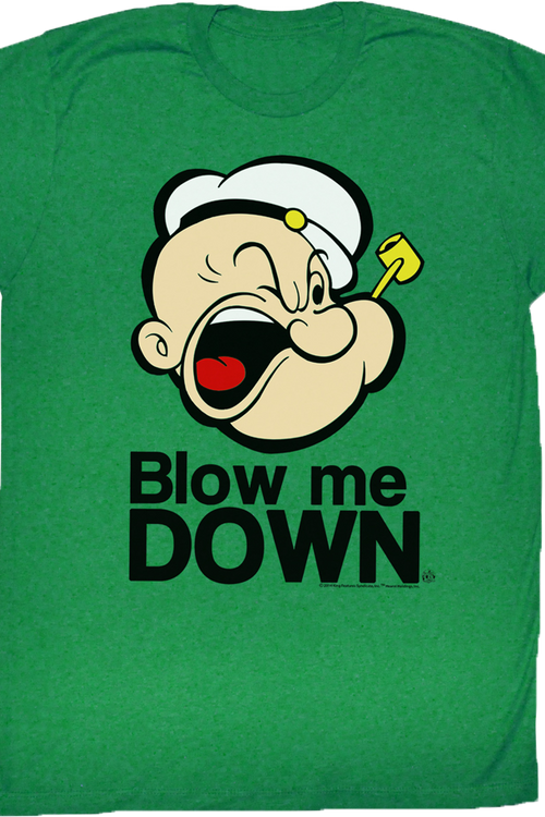 Blow Me Down Popeye T-Shirtmain product image
