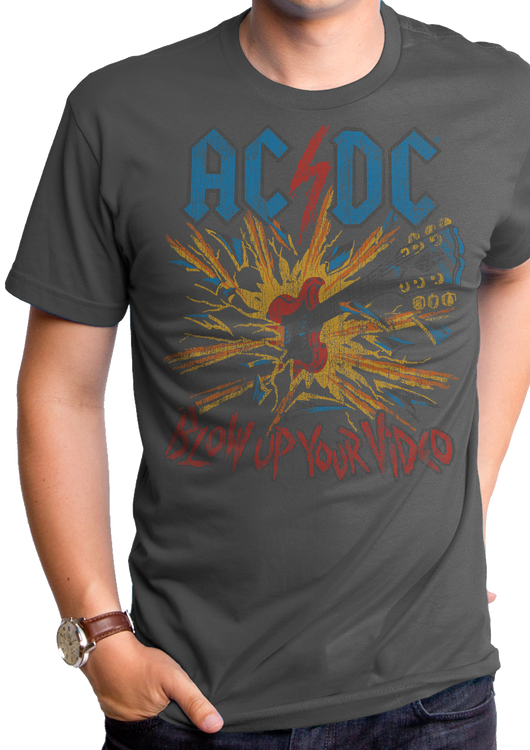 Goodie Blow Up Your Video ACDC T-Shirt - main product image
