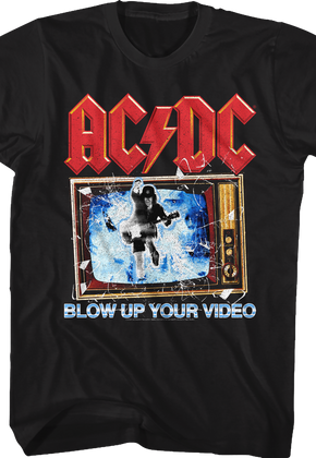 Blow Up Your Video Album Cover ACDC T-Shirt