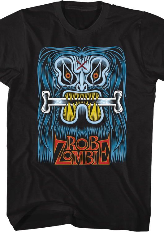 Blue Beast Rob Zombie T-Shirt - main product image