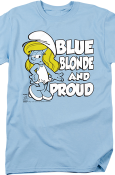 Blue Blonde And Proud Smurfs T-Shirt
