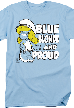Blue Blonde And Proud Smurfs T-Shirt