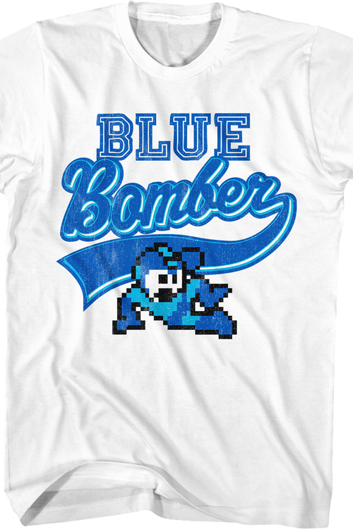 Blue Bomber Sports Logo Mega Man T-Shirtmain product image