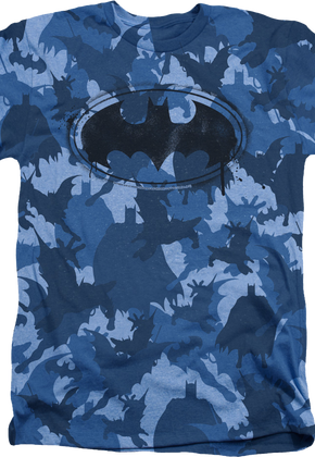 Blue Camo Batman T-Shirt