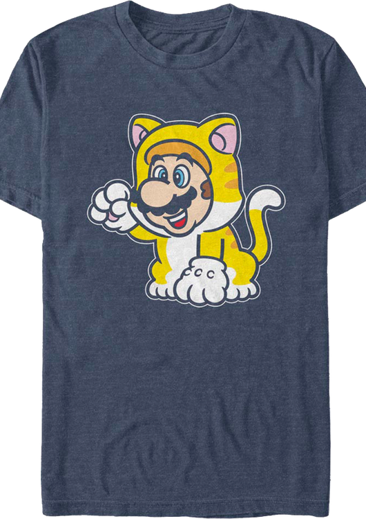 Blue Cat Mario Super Mario Bros. T-Shirt - main product image