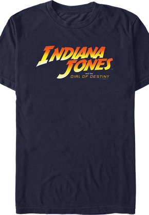 Blue Indiana Jones and the Dial of Destiny T-Shirt