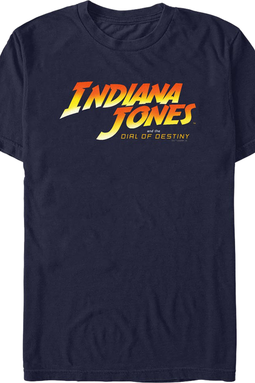 Blue Indiana Jones and the Dial of Destiny T-Shirtmain product image