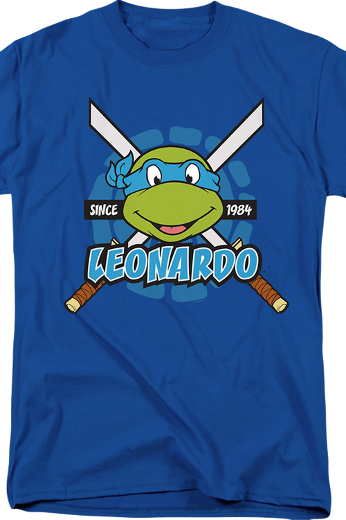 Blue Leonardo Since 1984 Teenage Mutant Ninja Turtles T-Shirt - main product image