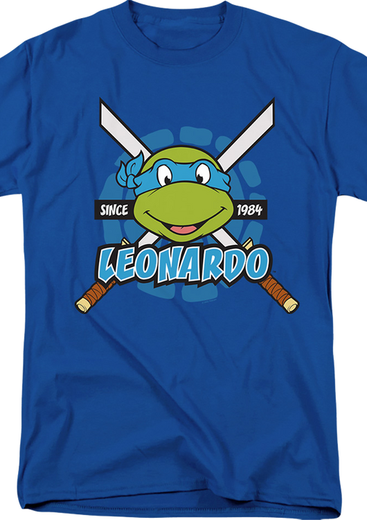 Blue Leonardo Since 1984 Teenage Mutant Ninja Turtles T-Shirt - main product image
