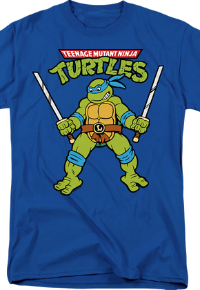 Blue Leonardo Teenage Mutant Ninja Turtles T-Shirt