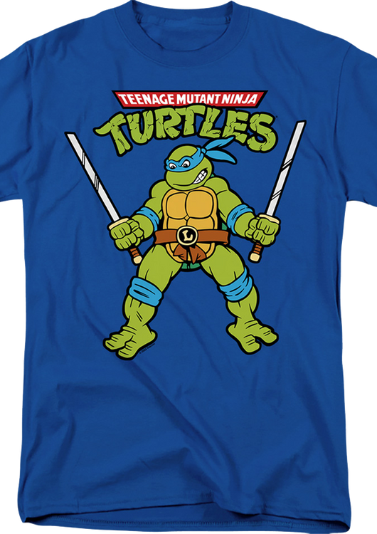 Blue Leonardo Teenage Mutant Ninja Turtles T-Shirt - main product image