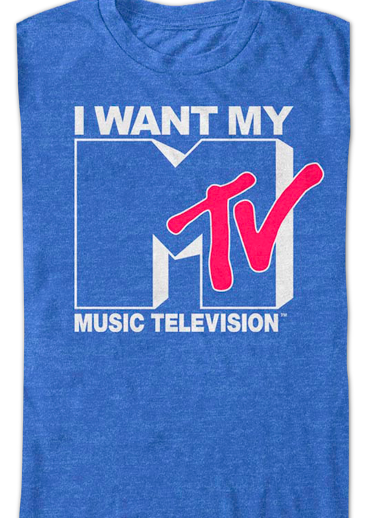 Blue Logo MTV Shirt - main product image