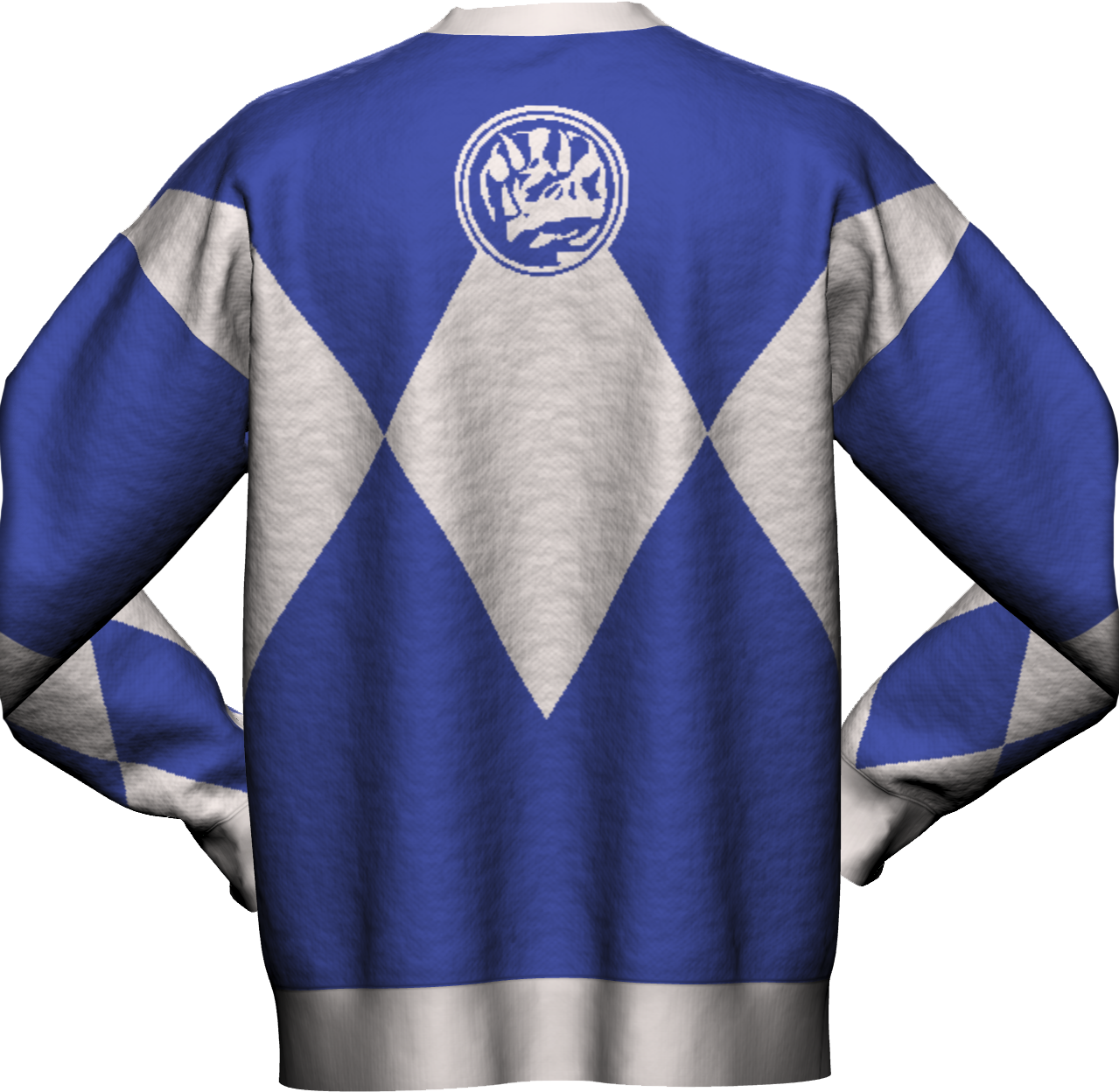 Blue Ranger Mighty Morphin Power Rangers Knitted Sweater