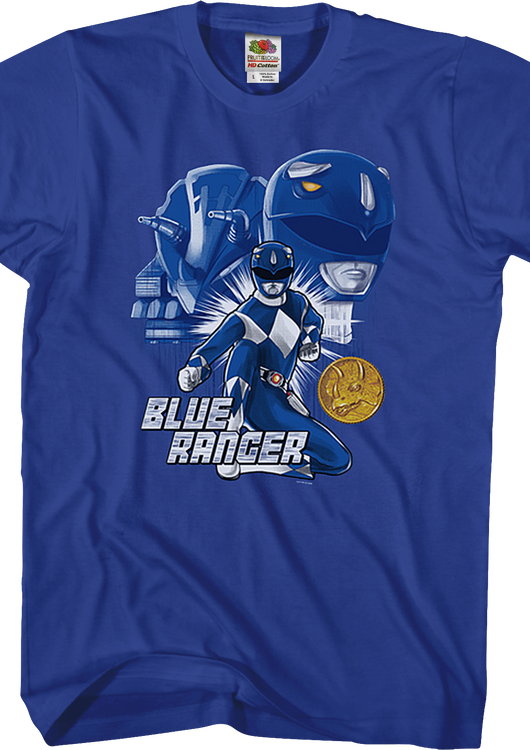Blue Ranger Mighty Morphin Power Rangers T-Shirt - main product image