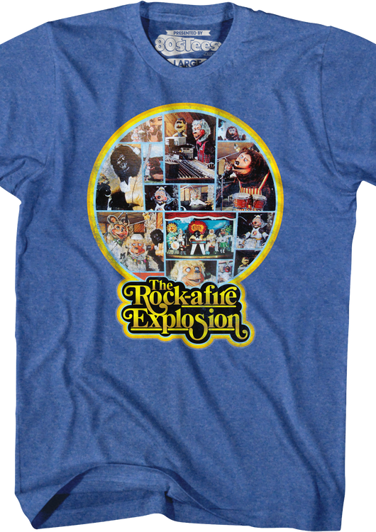 Blue 1st Album Back Cover Rock-afire Explosion T-Shirt - main product image