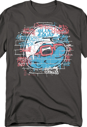 Blue Squad Graffiti Smurfs T-Shirt