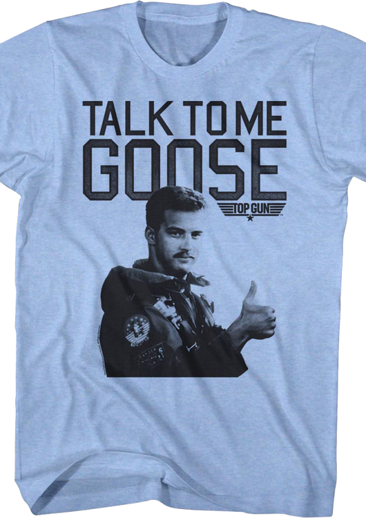 Blue Talk To Me Goose Top Gun T-Shirt - main product image