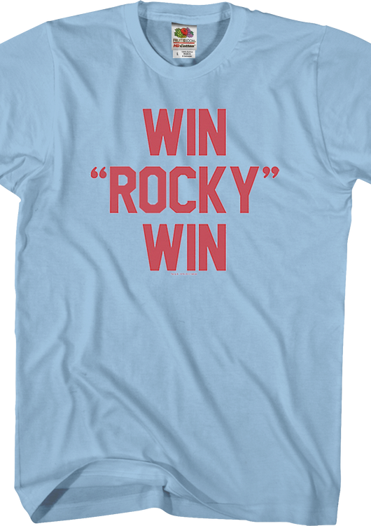 Blue Win Rocky Win T-Shirt - main product image