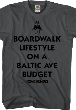 Boardwalk Lifestyle Monopoly T-Shirt