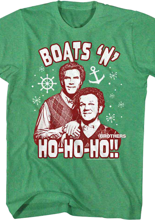 Boats 'N' Ho-Ho-Ho Step Brothers T-Shirt - main product image