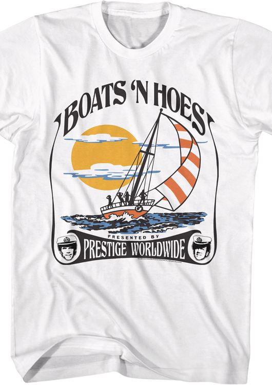 Boats 'N Hoes Presented By Prestige Worldwide Step Brothers T-Shirt - main product image