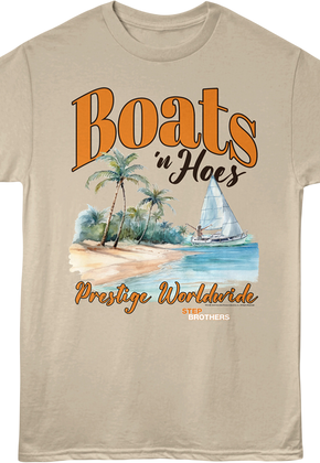 Boats 'n Hoes Prestige Worldwide Step Brothers T-Shirt