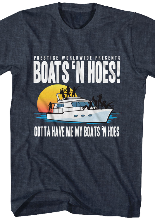 Blue Boats 'N Hoes Step Brothers T-Shirt - main product image