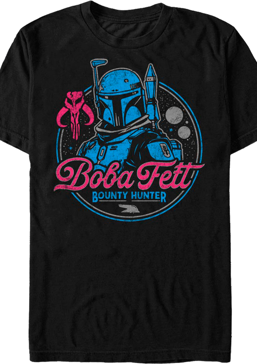 Boba Fett Bounty Hunter In A Galaxy Far, Far Away Star Wars T-Shirt - main product image
