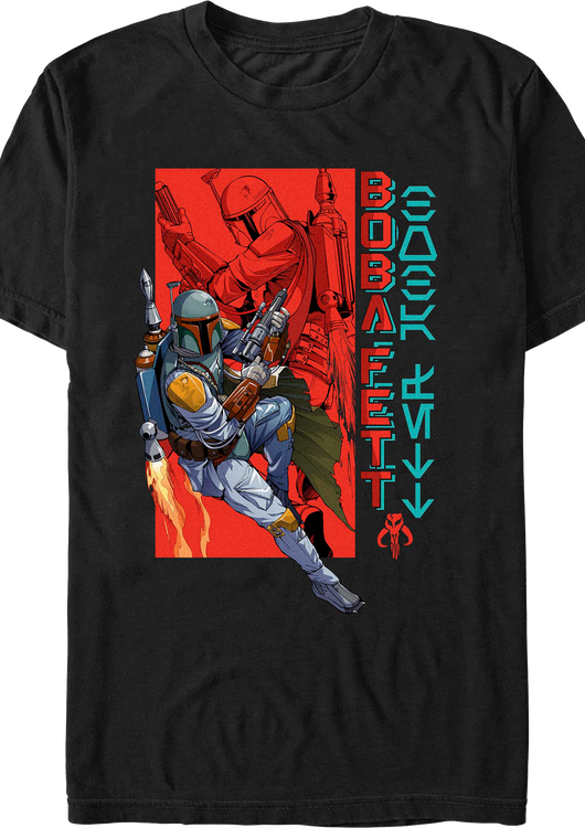 Boba Fett Collage Star Wars T-Shirt - main product image