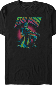 Boba Fett Colorful Clone Star Wars T-Shirt