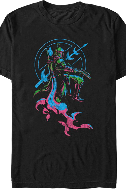 Boba Fett Flames Star Wars T-Shirtmain product image