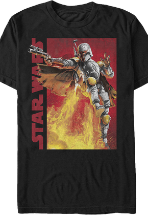 Boba Fett Jetpack Star Wars T-Shirt