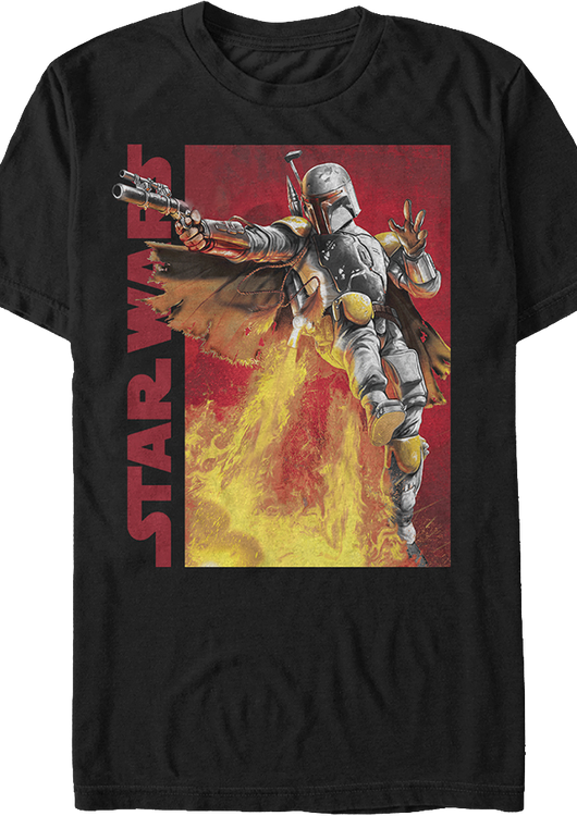 Boba Fett Jetpack Star Wars T-Shirt - main product image