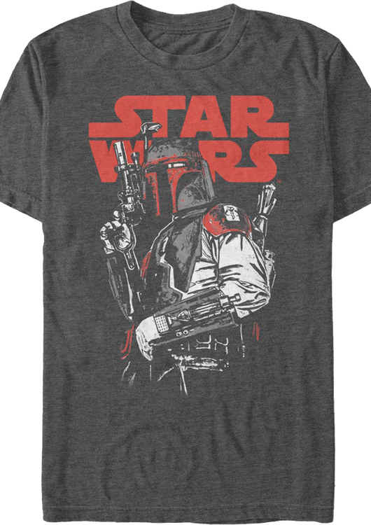 Boba Fett Legendary Bounty Hunter Star Wars T-Shirt - main product image
