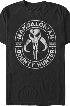 Boba Fett Mandalorian Bounty Hunter Star Wars T-Shirt