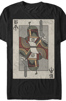 Boba Fett Playing Card T-Shirt