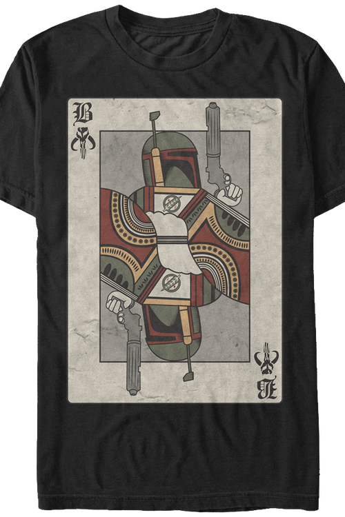 Boba Fett Playing Card T-Shirtmain product image