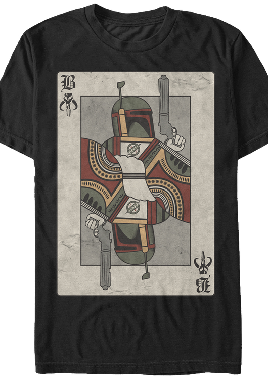 Boba Fett Playing Card T-Shirt - main product image