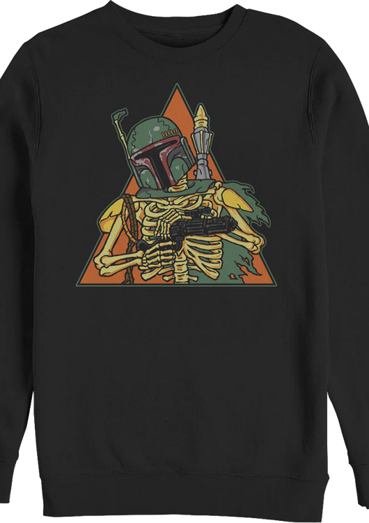 Boba Fett Skeleton Star Wars Sweatshirt - main product image