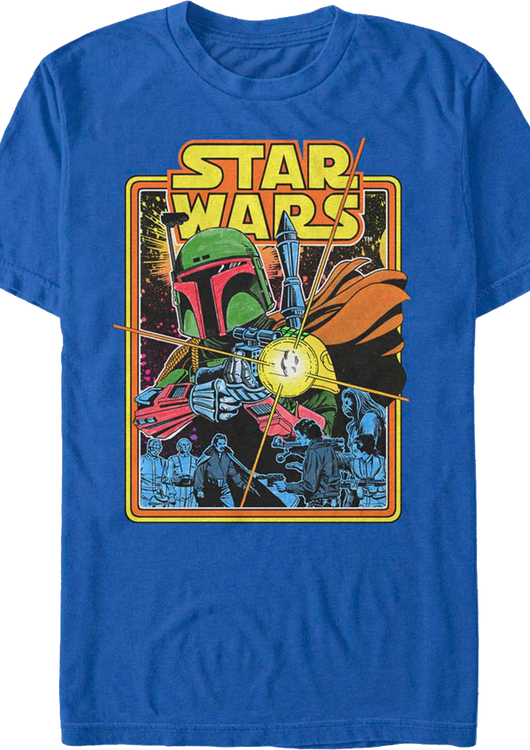 Boba Fett The Search Begins Star Wars T-Shirt - main product image