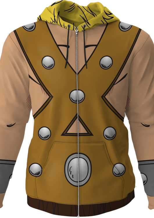 Bobby the Barbarian Dungeons & Dragons Costume Hoodie - main product image