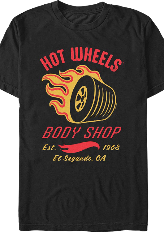 Body Shop Logo Hot Wheels T-Shirt - main product image