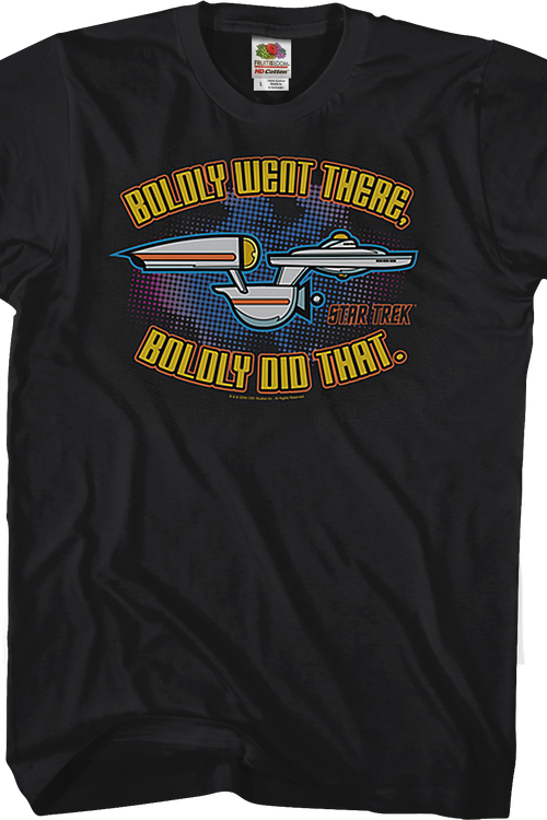 Boldly Went There Boldly Did That Star Trek T-Shirtmain product image