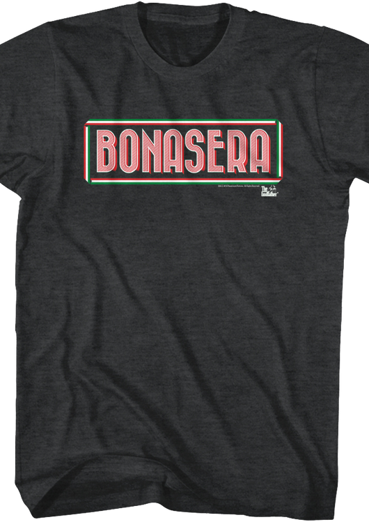Bonasera Godfather T-Shirt - main product image