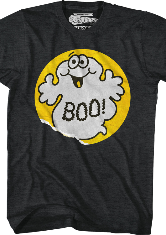 Boo Ghost Scratch & Sniff Sticker T-Shirt - main product image