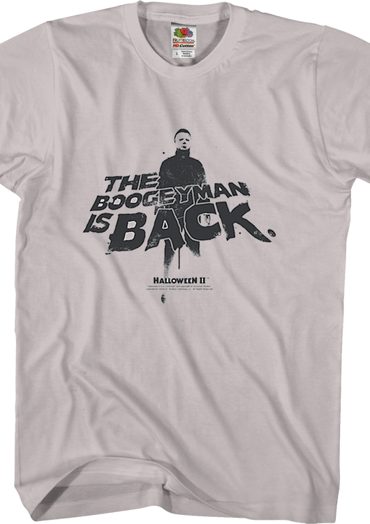Boogeyman Is Back Halloween II T-Shirt - main product image