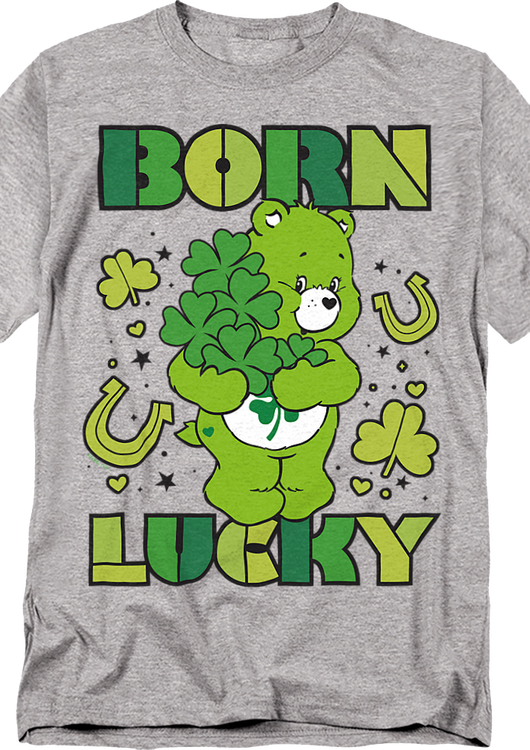 Vintage Born Lucky Care Bears T-Shirt - main product image