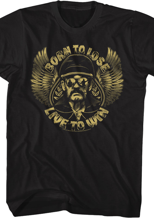 Born To Lose Live To Win Lemmy T-Shirt - main product image
