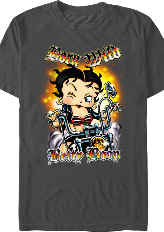 Born Wild Betty Boop T-Shirt - main product image